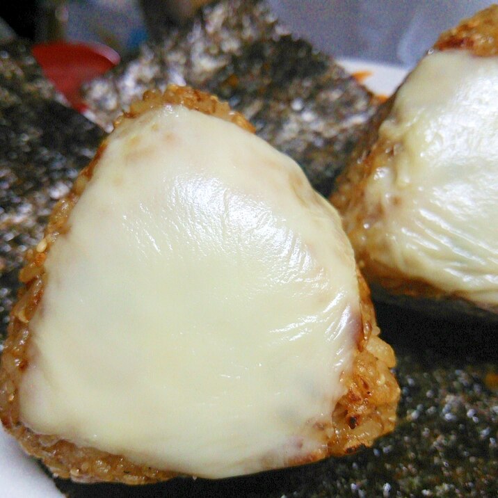 残りご飯deごまかつお焼きおにぎり!